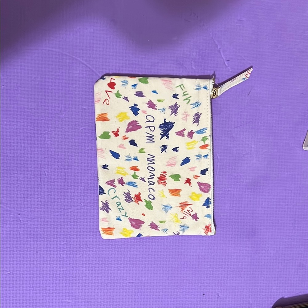 ⚠️3 for $25 
APM Monaco Multicolored Fun Pouch
